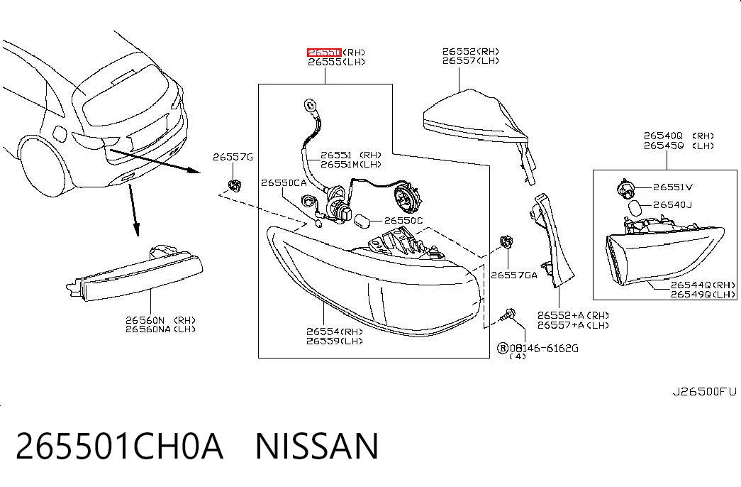 265501CH0A Nissan/Infiniti