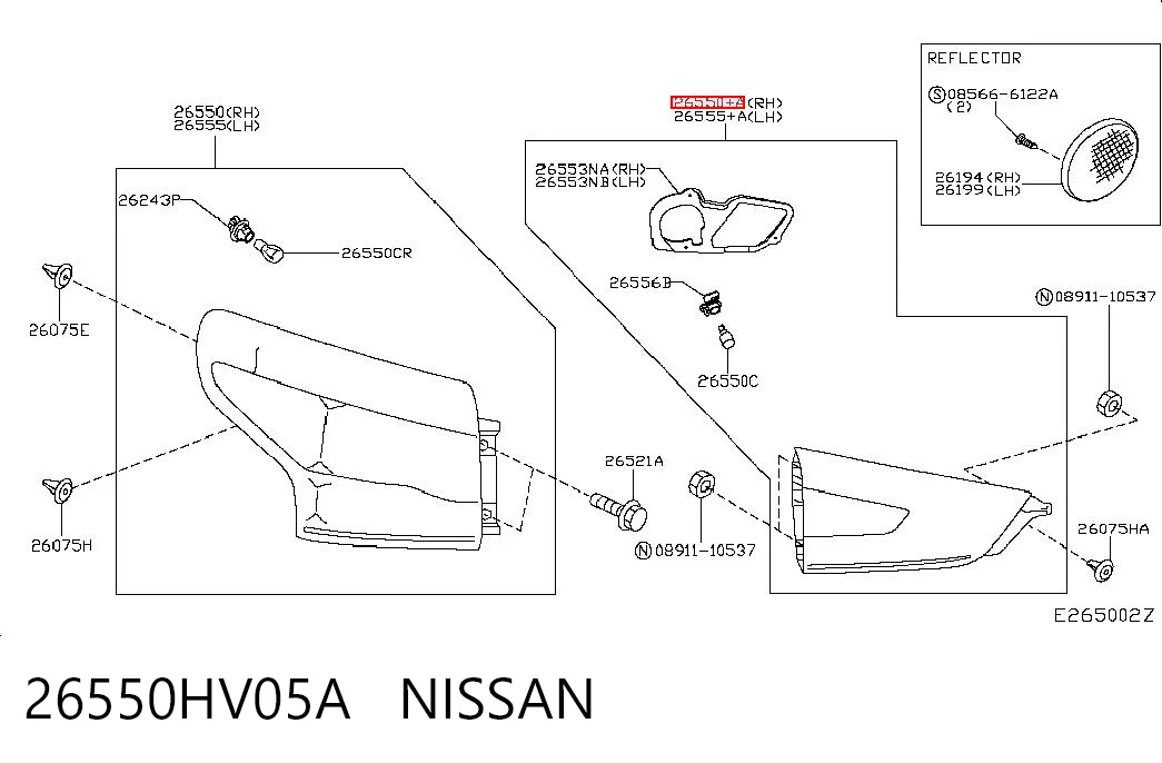 26550HV05A Nissan/Infiniti
