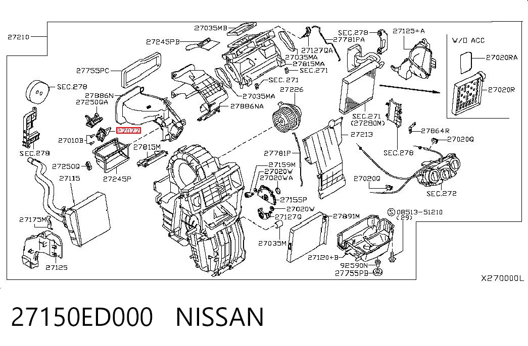 Rezystor wentylatora nagrzewnicy (ogrzewacza kabiny) Nissan Tiida hatchback (C11X) (2004 - 2014) cena, od 26,52 USD