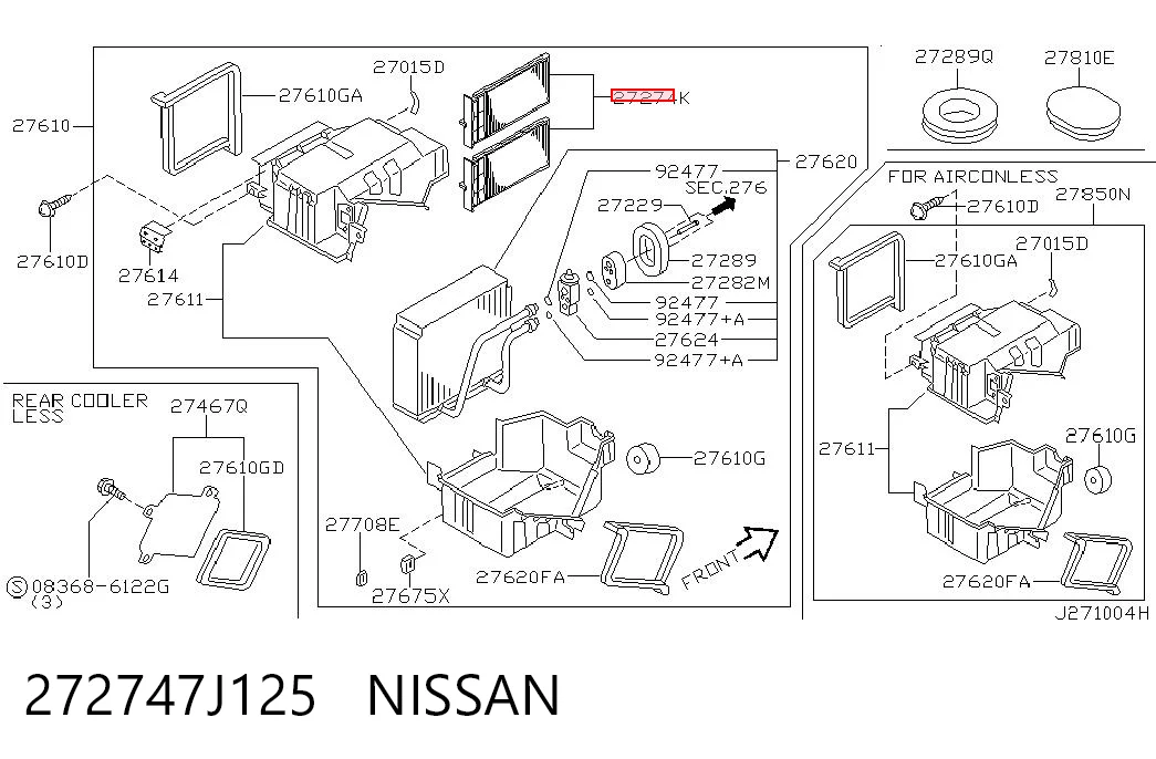 Filtr kabiny Nissan Patrol 