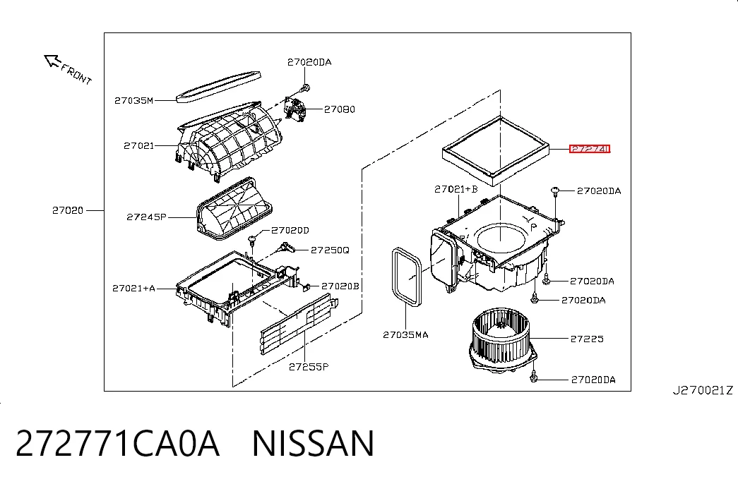 272771CA0A Nissan/Infiniti