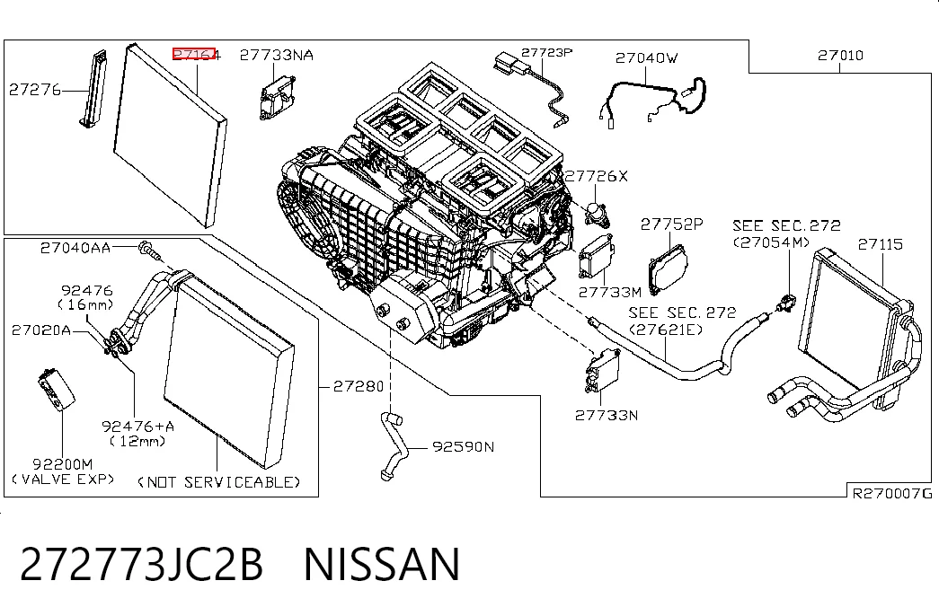 272773JC2B Nissan/Infiniti Filtr kabiny