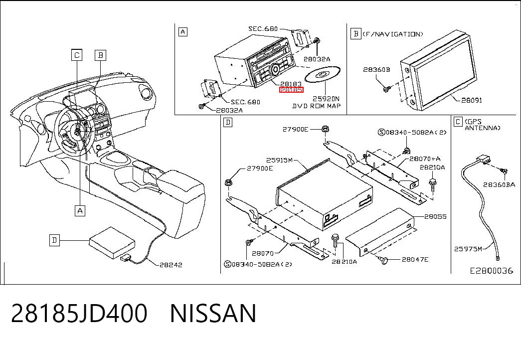 28185JD400 Nissan/Infiniti