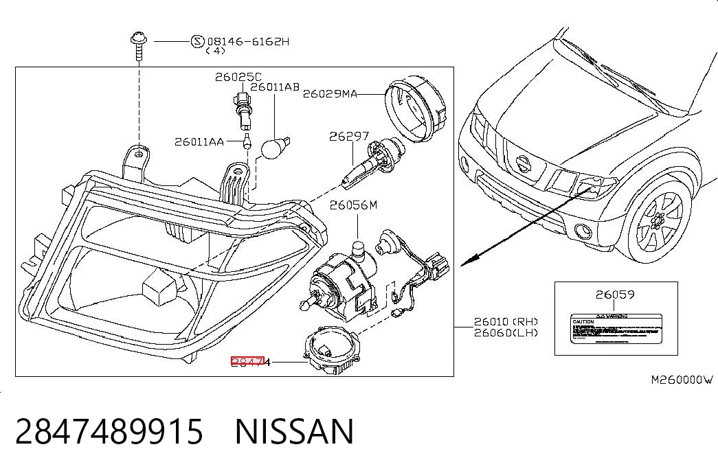 2847489915 Nissan/Infiniti Ksenon, sterownik