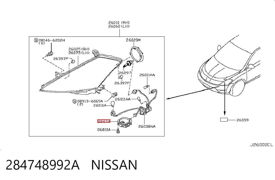 284748992A Nissan/Infiniti Ksenon, sterownik