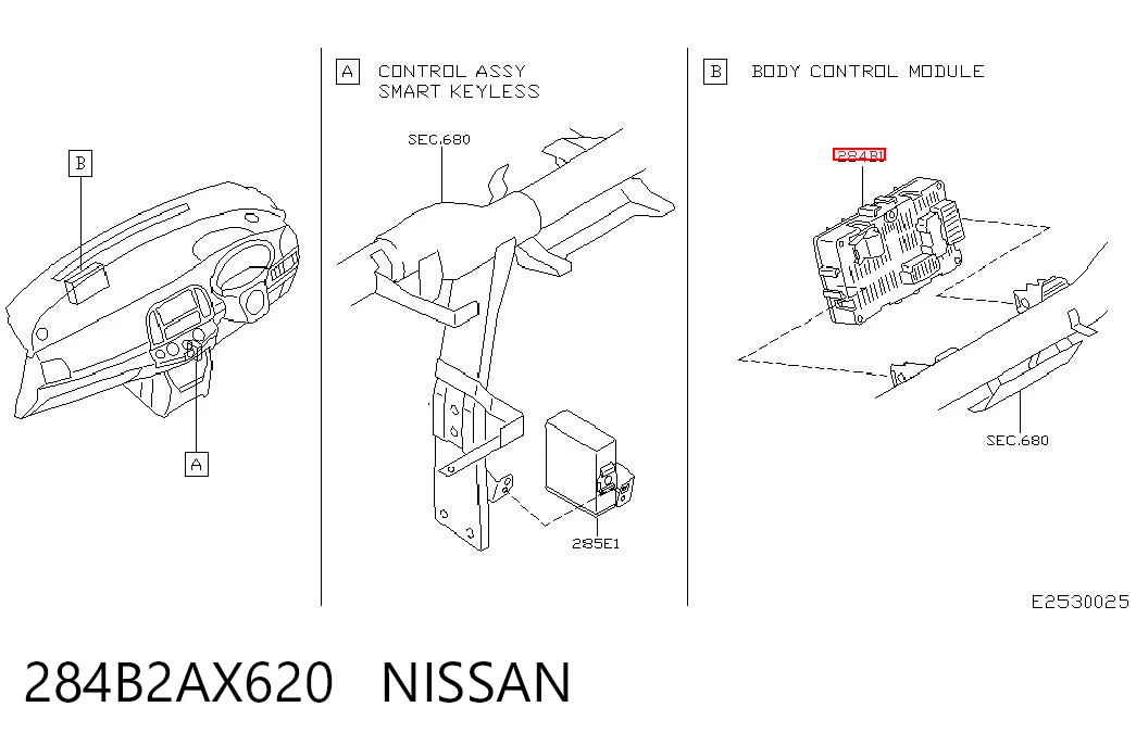 284B2AX620 Nissan/Infiniti