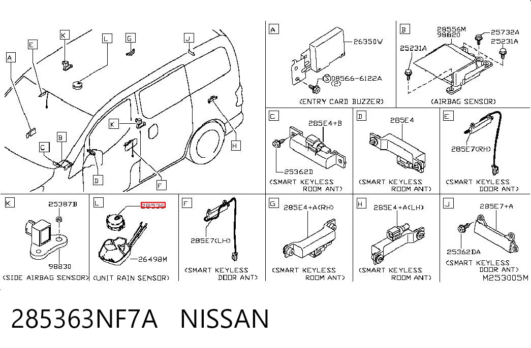 285363NF7A Nissan/Infiniti
