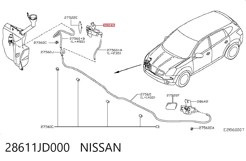 28611JD000 Nissan/Infiniti