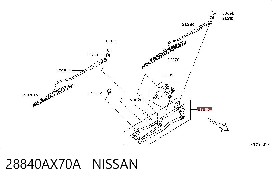 28840AX70A Nissan/Infiniti
