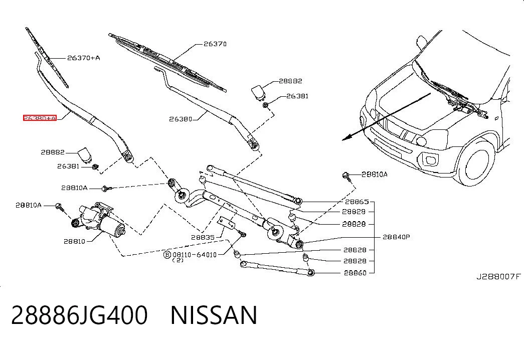 28886JG400 Nissan/Infiniti