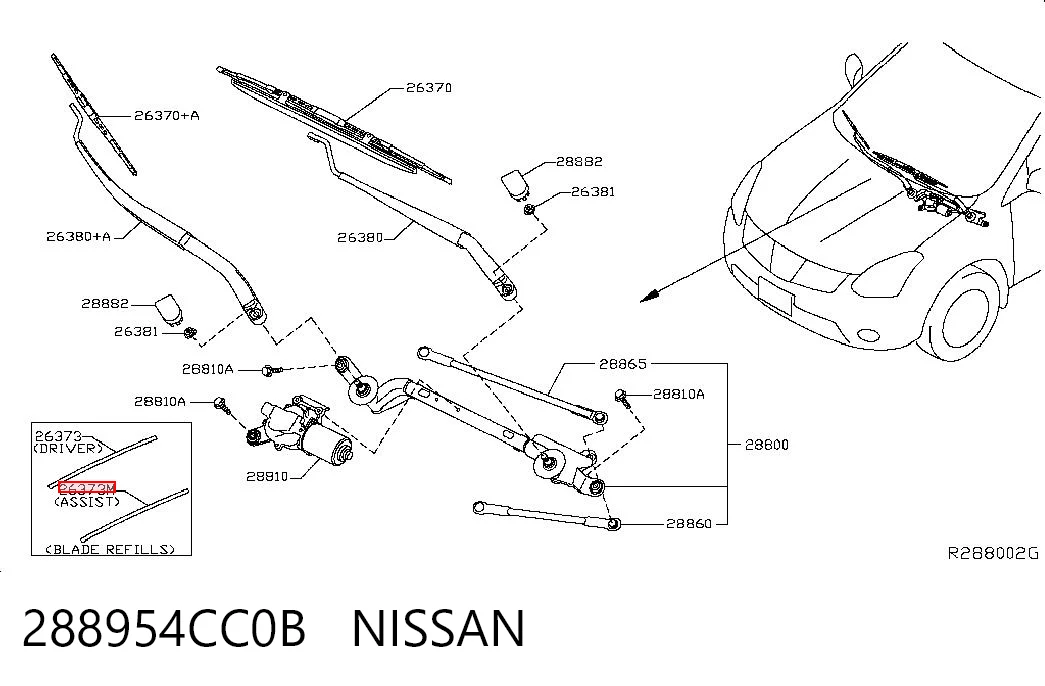 288954CC0B Nissan/Infiniti