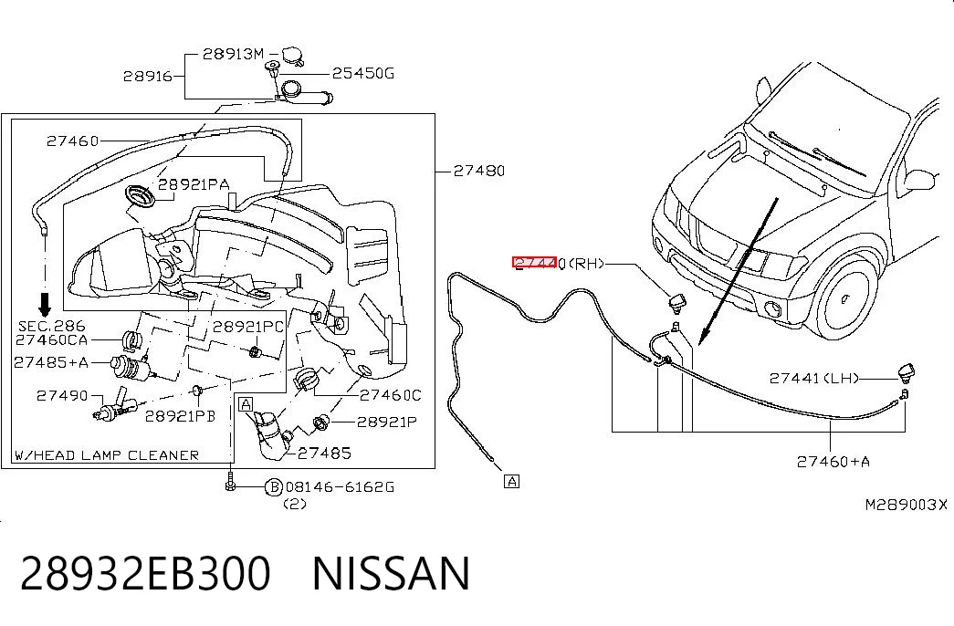28932EB300 Nissan/Infiniti