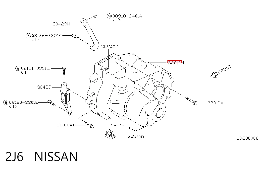 Mechaniczna skrzynia biegów w komplecie Nissan Primera sedana (P11) (1996 - 2002) cena, od 218,64 USD