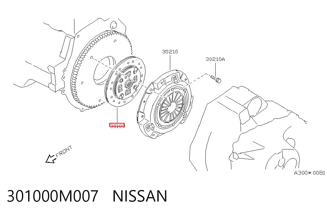 Tarcza sprzęgła do Nissan Almera I N15