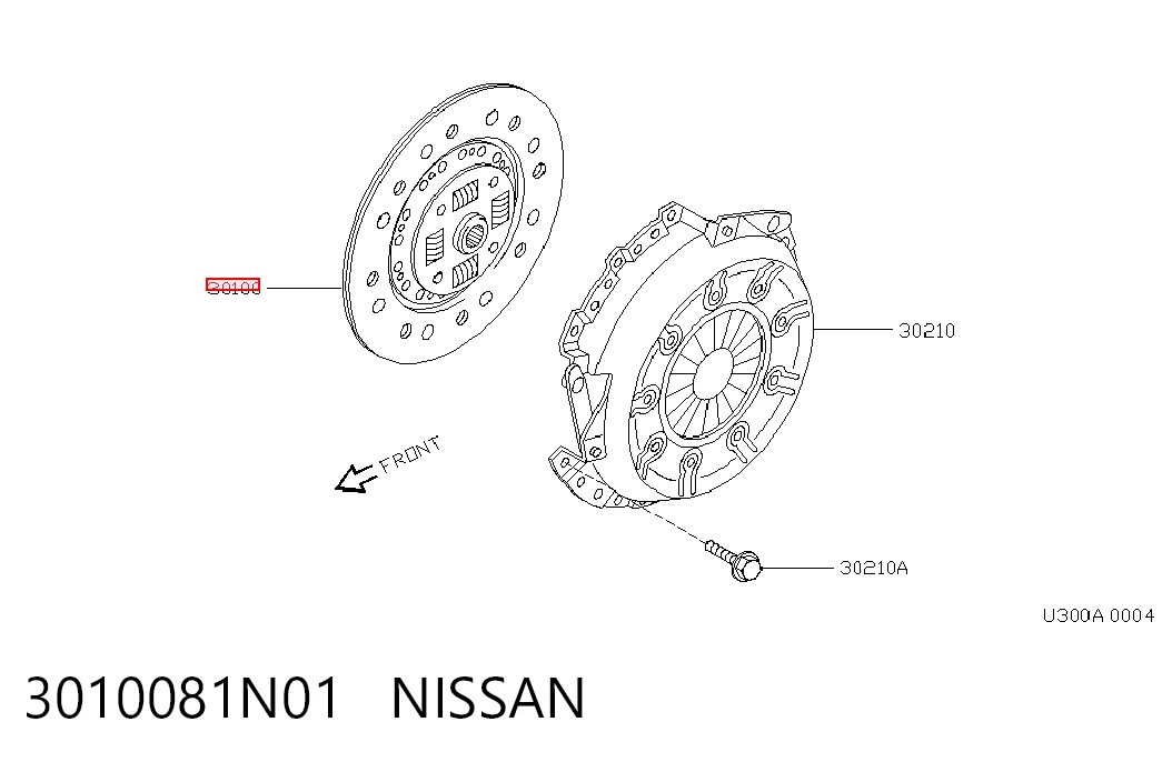 Tarcza sprzęgła do Nissan Primera  P11
