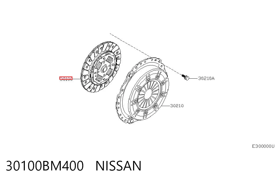 Tarcza sprzęgła Nissan Primera sedana (P11) (1996 - 2002) cena, od 46,33 USD