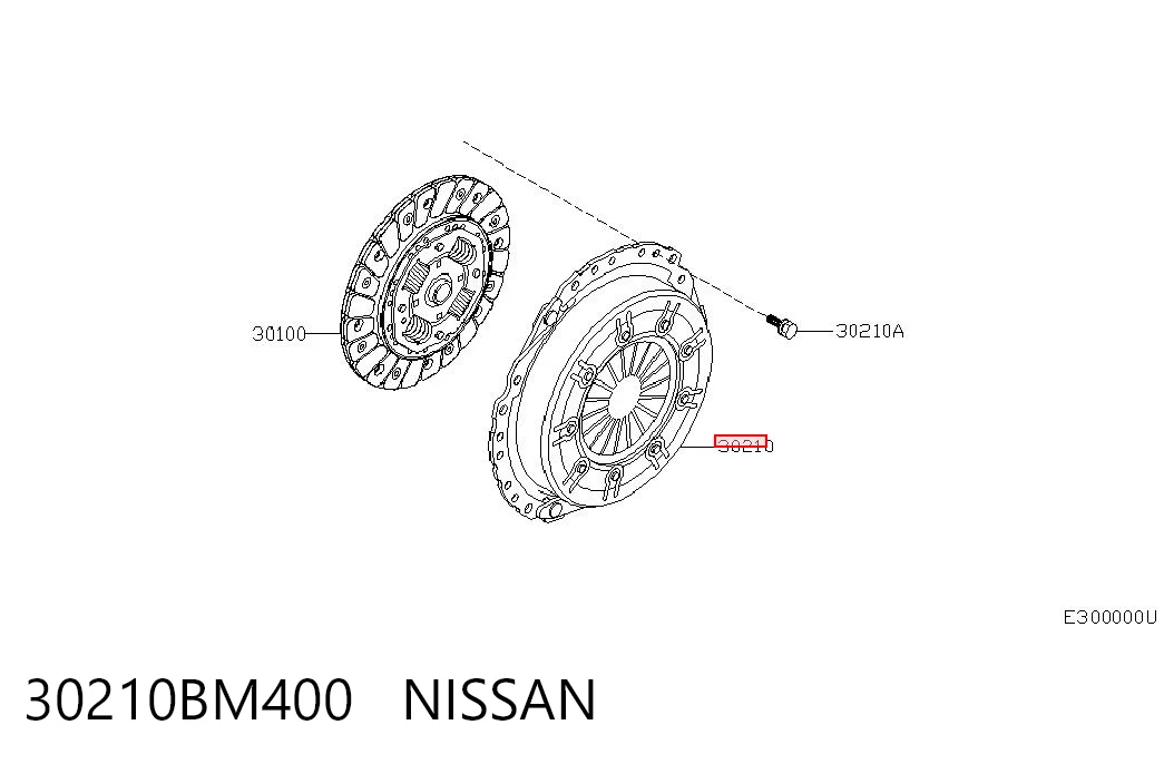 Docisk sprzęgła Nissan Almera I hatchback (N15) (1995 - 2000) cena, od 58,54 USD