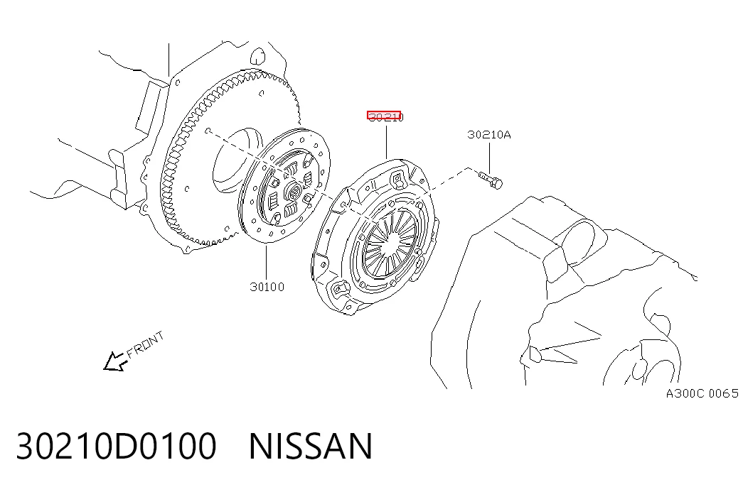 Do koszyka Docisk sprzęgła Nissan Almera I N15