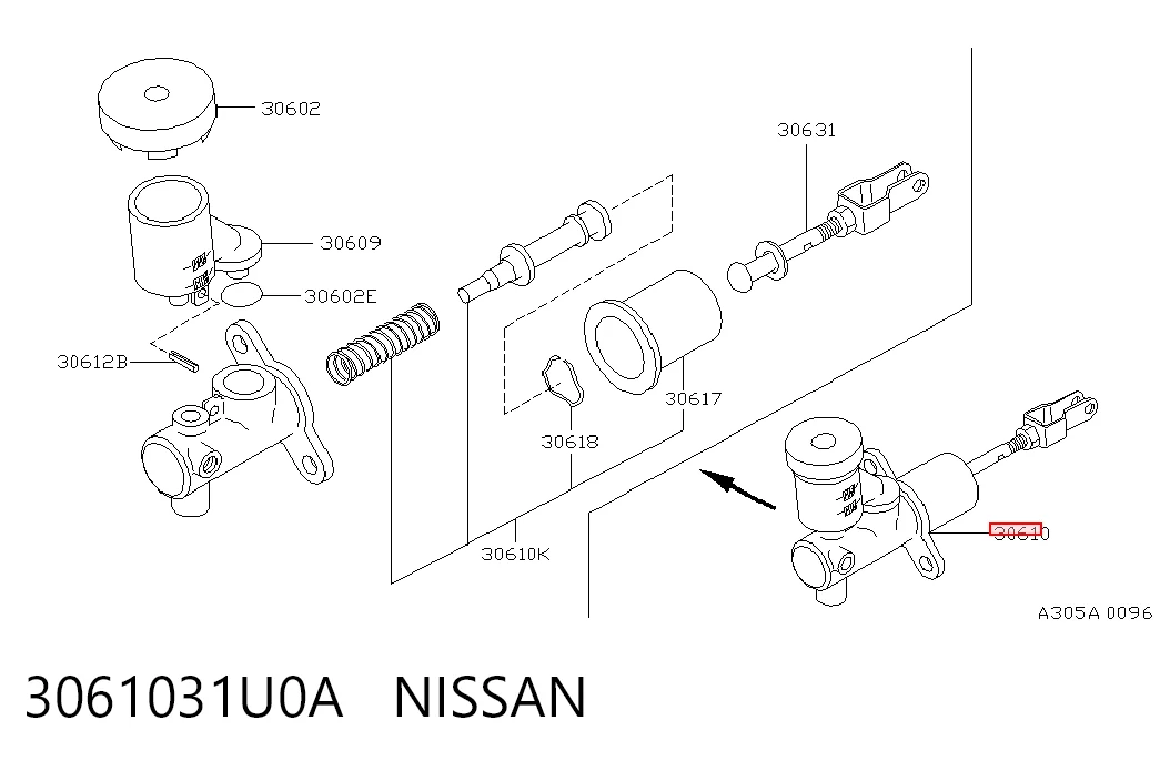 3061031U0A Nissan/Infiniti