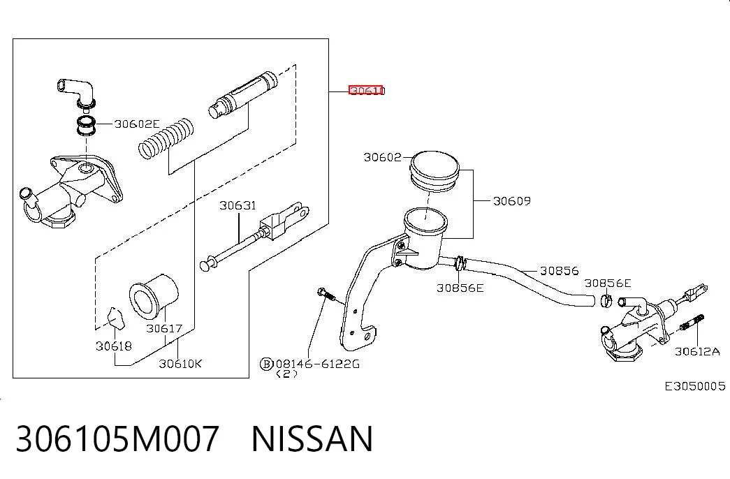 Do koszyka 3130131010 Renault (RVI) Cylinder sprzęgła główny
