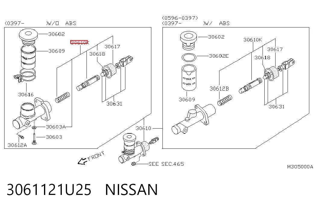 Zestaw naprawczy cylindra głównego sprzęgła Nissan Almera TINO minivan (V10) (2000 - 2005) cena, od 7,41 USD
