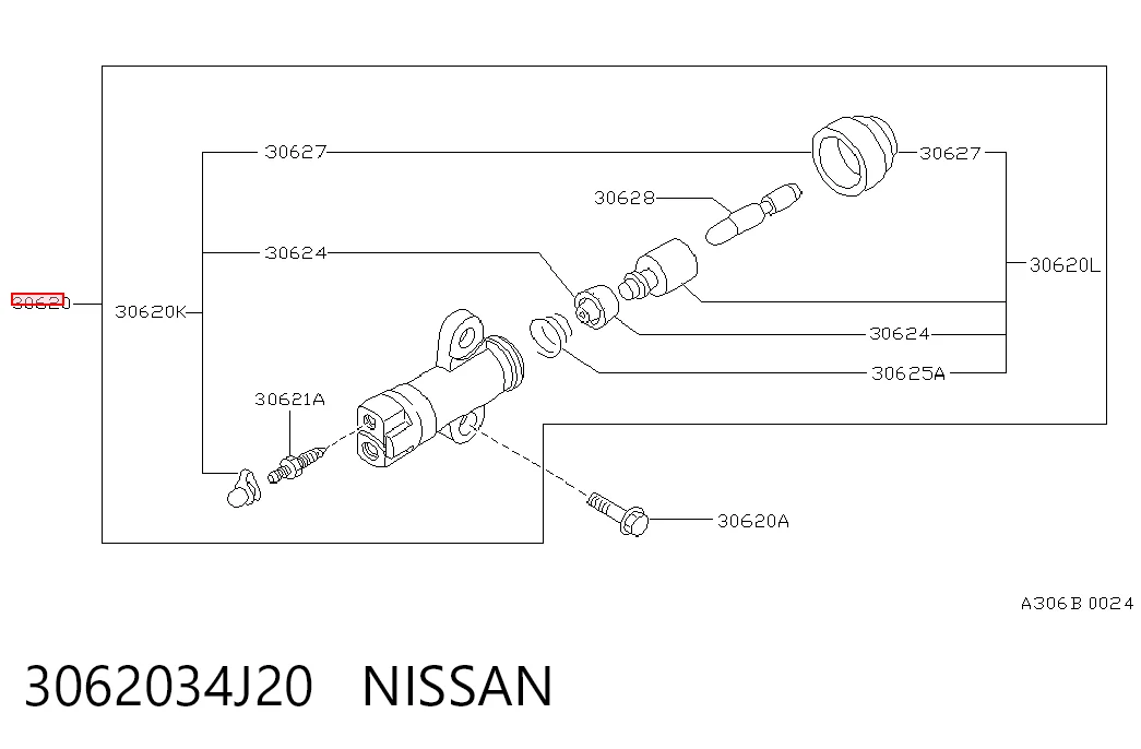  Cylinder roboczy sprzęgła Nissan Patrol 