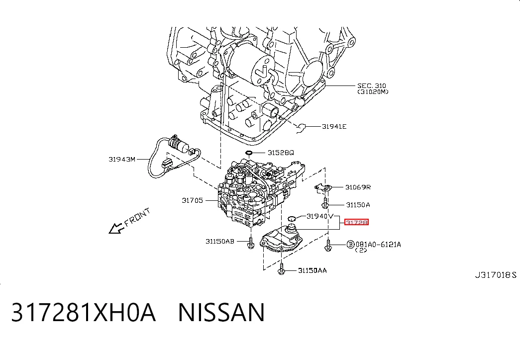 317281XH0A Nissan/Infiniti