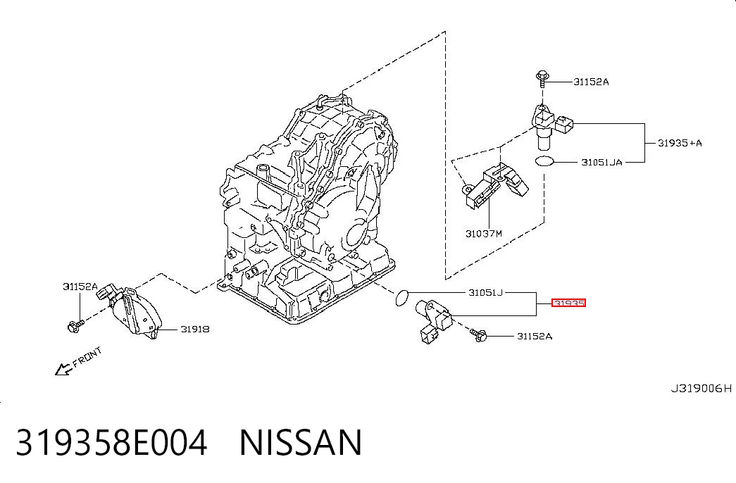 Czujnik prędkości Nissan Almera TINO