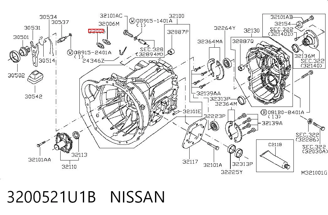 Czujnik włączania światła cofania do Nissan Patrol  Y61