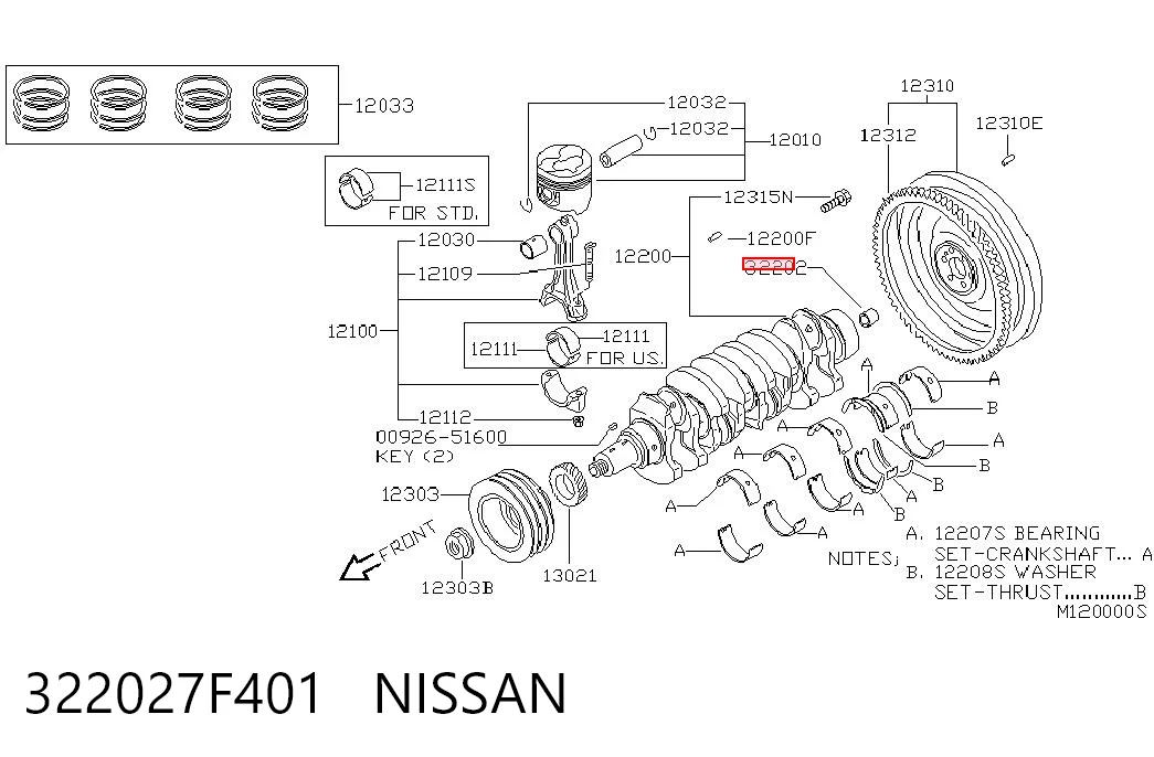 322027F401 Nissan/Infiniti