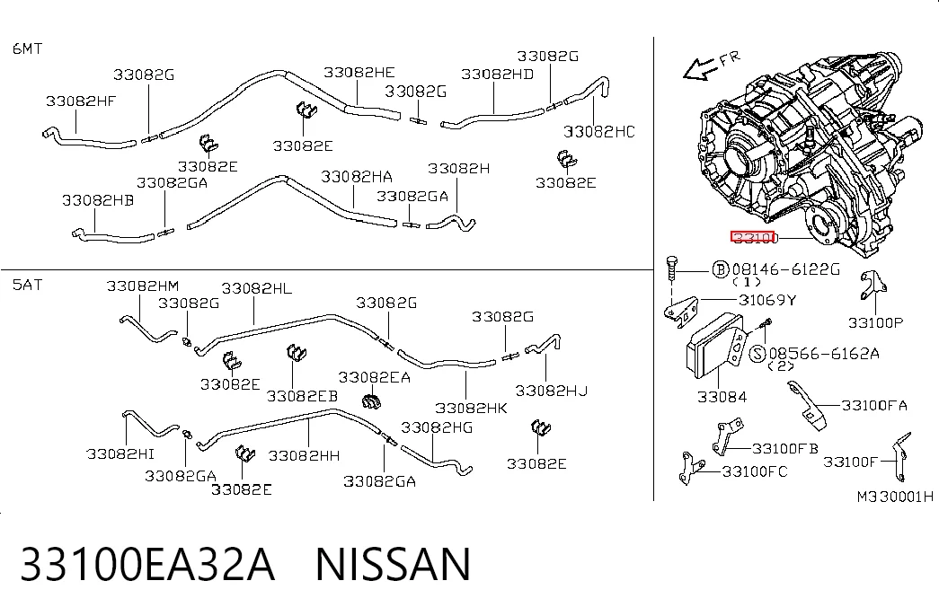 Skrzynia rozdzielcza Nissan Navara NP300 III ulec poprawie (D40) (2004 - 2015) cena, od 774,04 USD