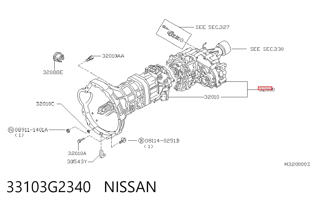Mechaniczna skrzynia biegów w komplecie do Nissan Terrano II R20