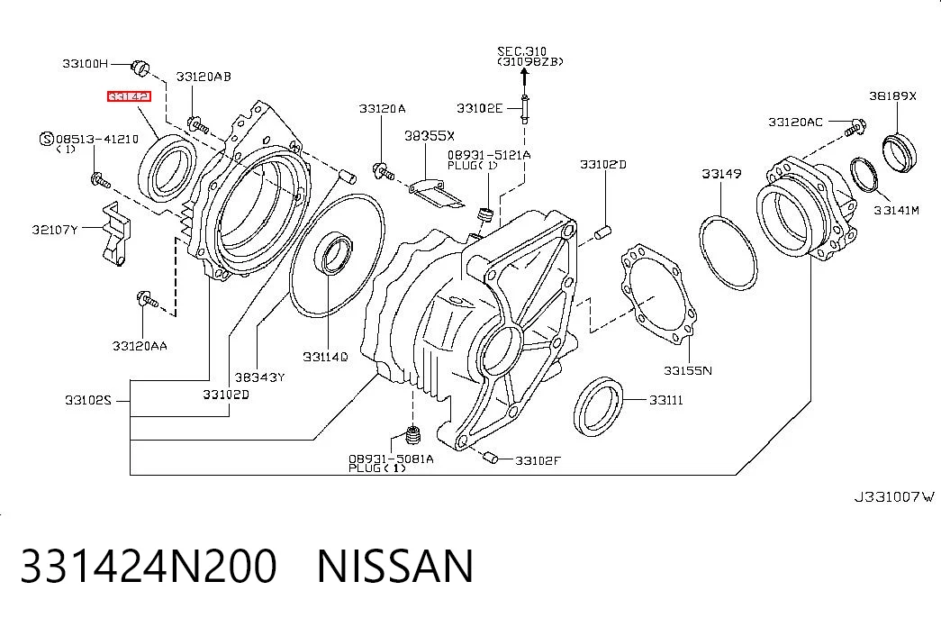331424N200 Nissan/Infiniti