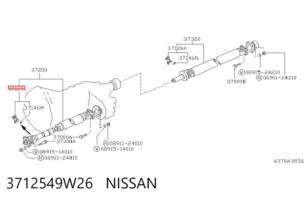 3712549W26 Nissan/Infiniti