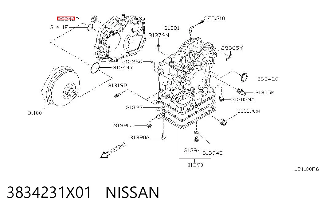 Uszczelniacz półosi mostu przedniego Renault Megane III kombi (KZ0, KZ1) (2008 - 2016) cena, od 5,87 USD