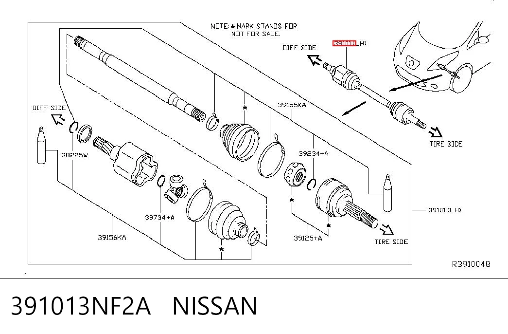 391013NF2A Nissan/Infiniti