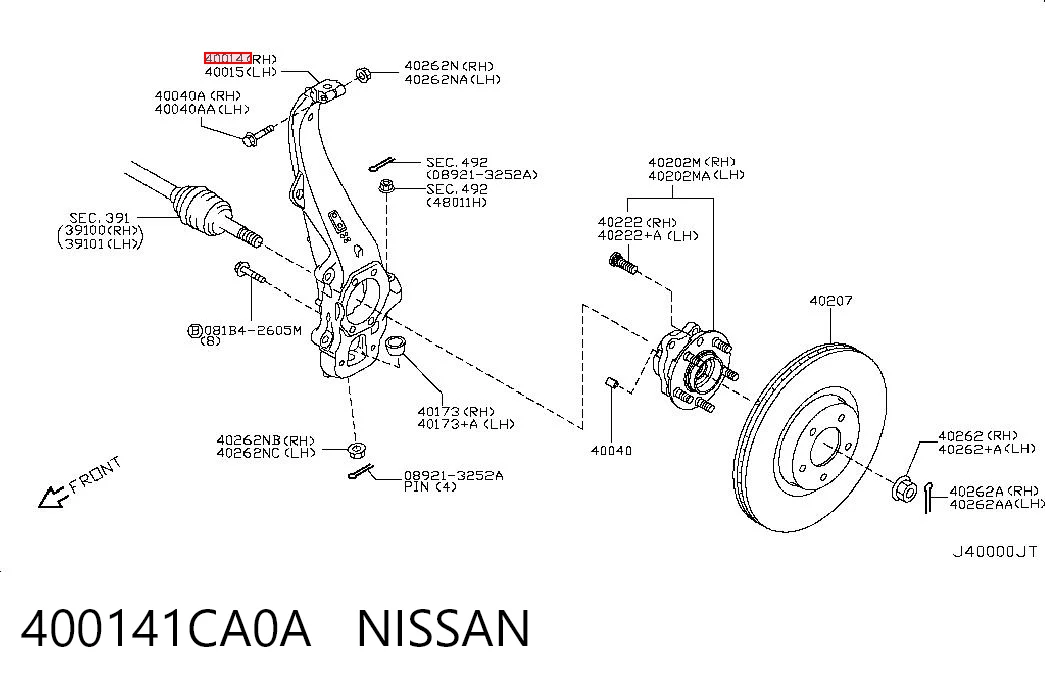 400141CA0A Nissan/Infiniti