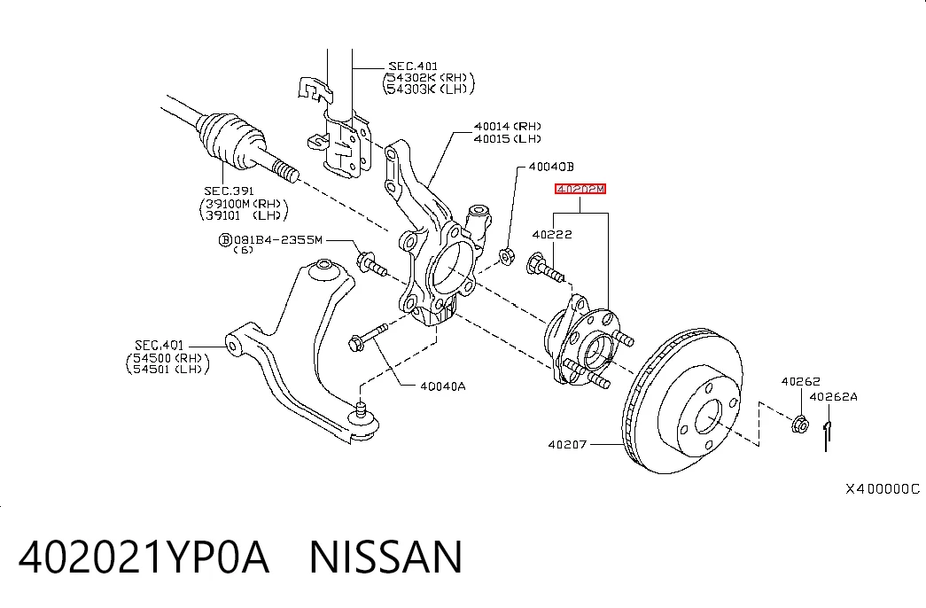 402021YP0A Nissan/Infiniti