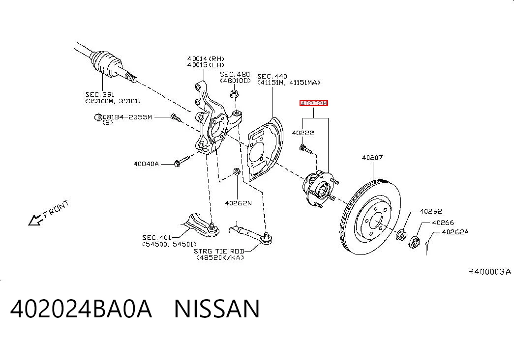 402024BA0A Nissan/Infiniti
