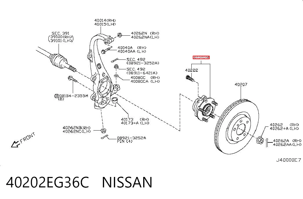 40202EG36C Nissan/Infiniti