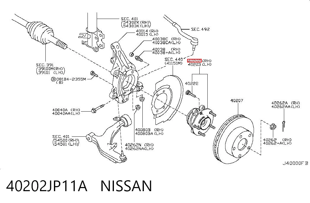 40202JP11A Nissan/Infiniti