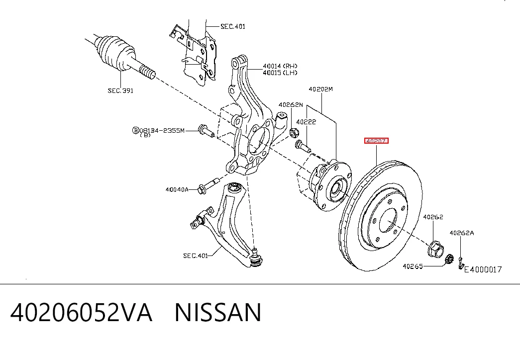 40206052VA Nissan/Infiniti