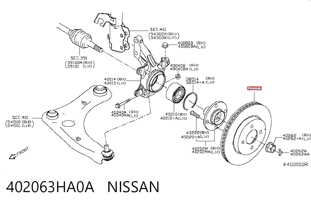 402063HA0A Nissan/Infiniti