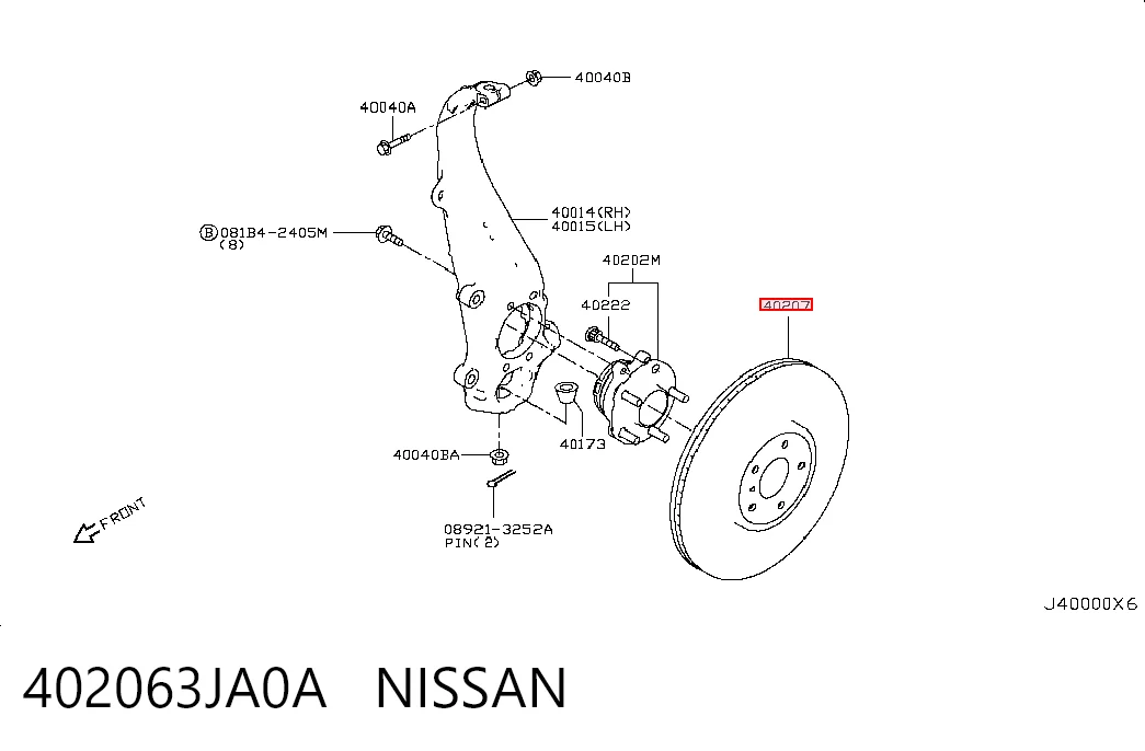 402063JA0A Nissan/Infiniti