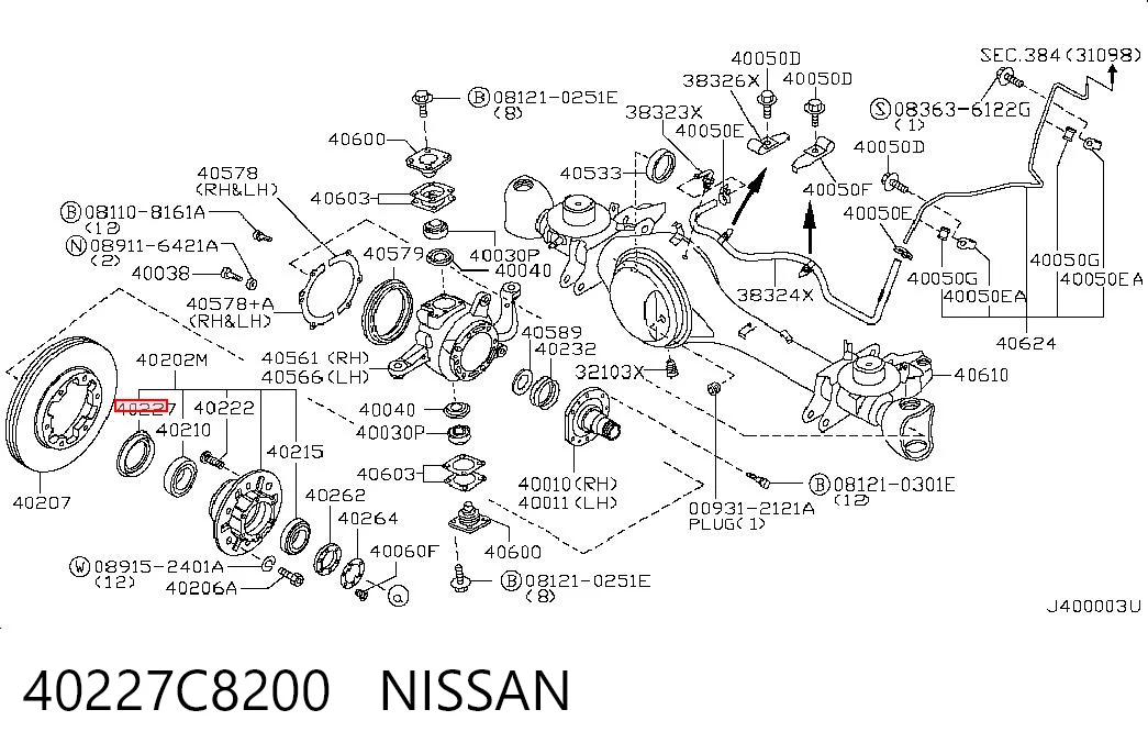40227C8200 Nissan/Infiniti