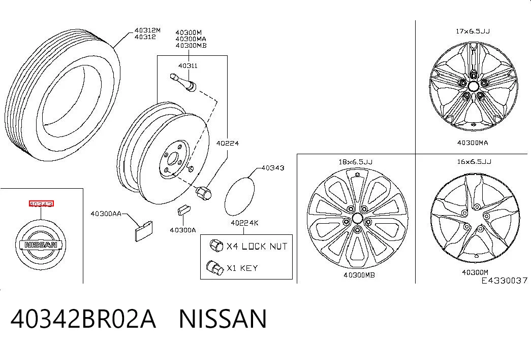 Kupić Kołpak do obręczy koła Nissan Rogue T32U w dobrej cenie
