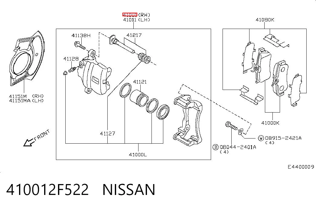 410012F522 Nissan/Infiniti