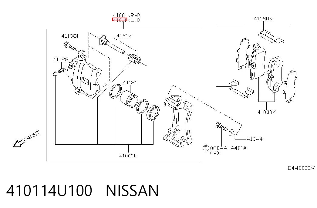 410114U100 Nissan/Infiniti