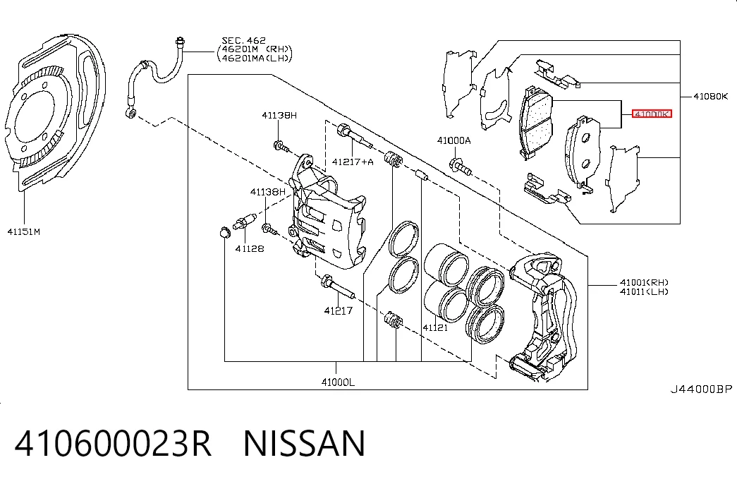 410600023R Nissan/Infiniti