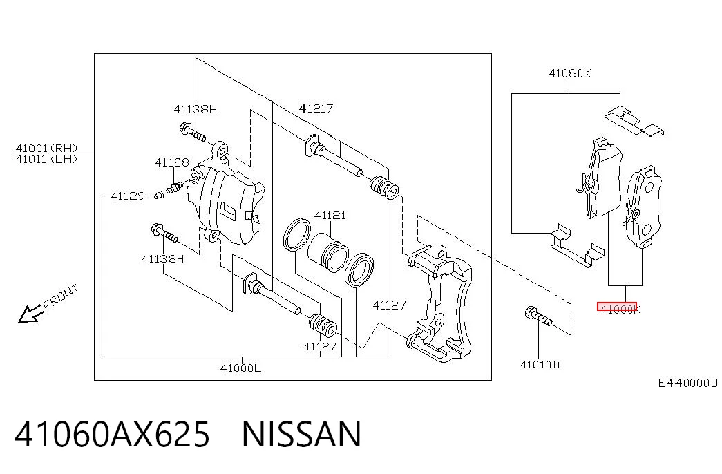 41060AX625 Nissan/Infiniti